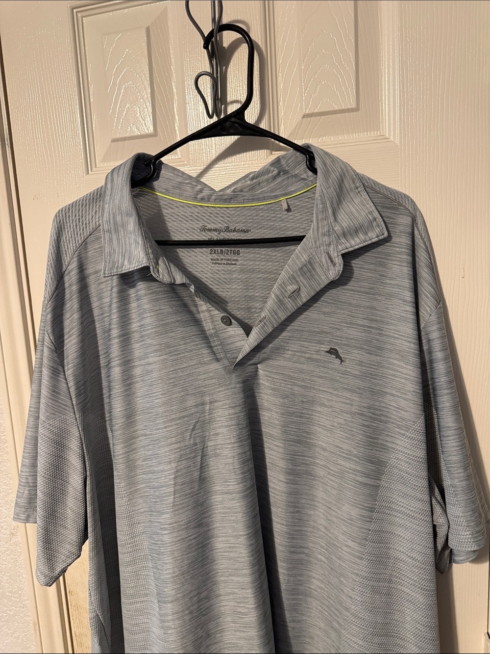 Tommy Bahama Men's Heather Gray Polo
